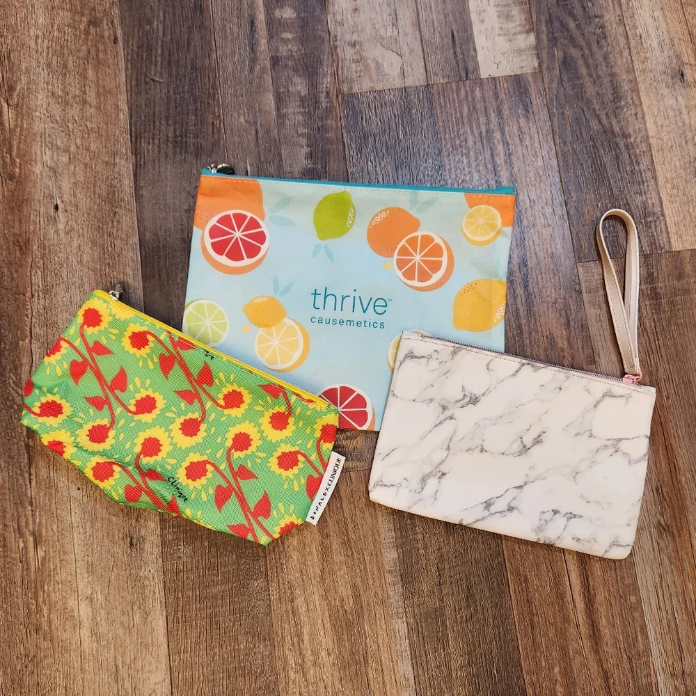 3 Makeup Bags